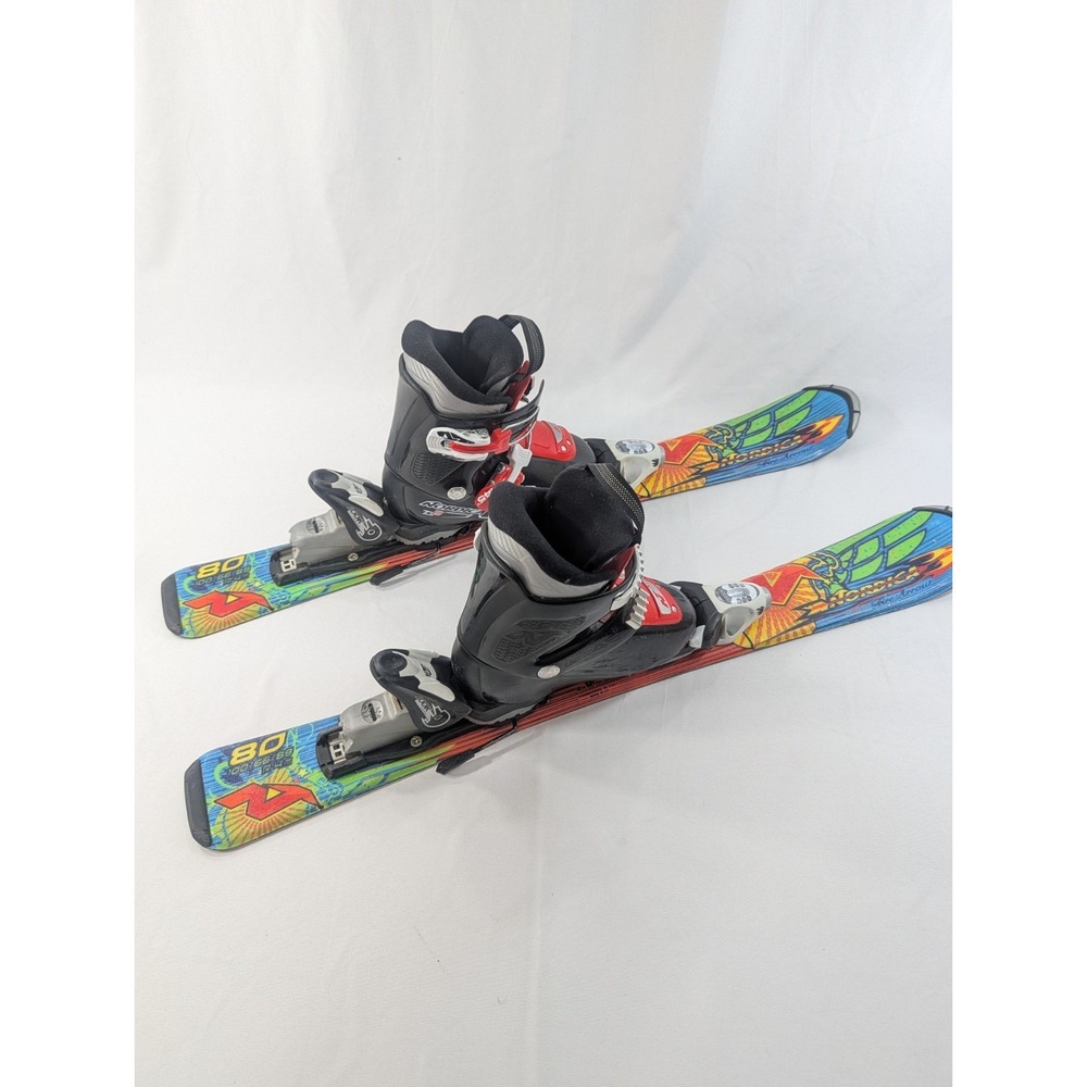 Nordica Fire Arrow Kids Skis with (Look Pivot‎ Bindings )- 80cm Nordica T2 235mm